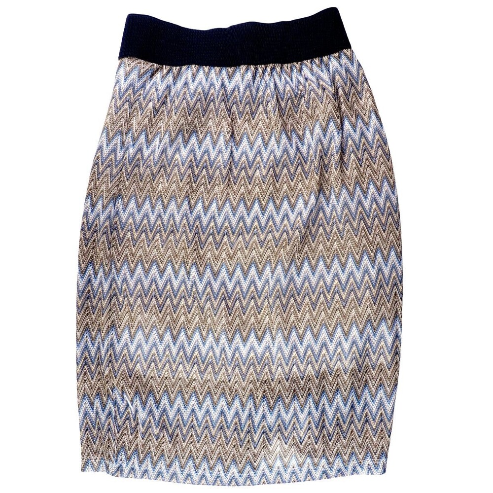 Hype Elastic Waist Skirt with Herringbone Design Junior Medium